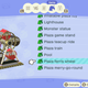 A screenshot of some of the new items you can redeem for Nook Miles in the new Animal Crossing update.
